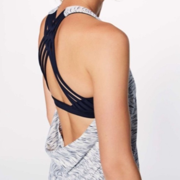 Lululemon Wild Tank Heathered grey Black size 2 - Picture 3 of 11